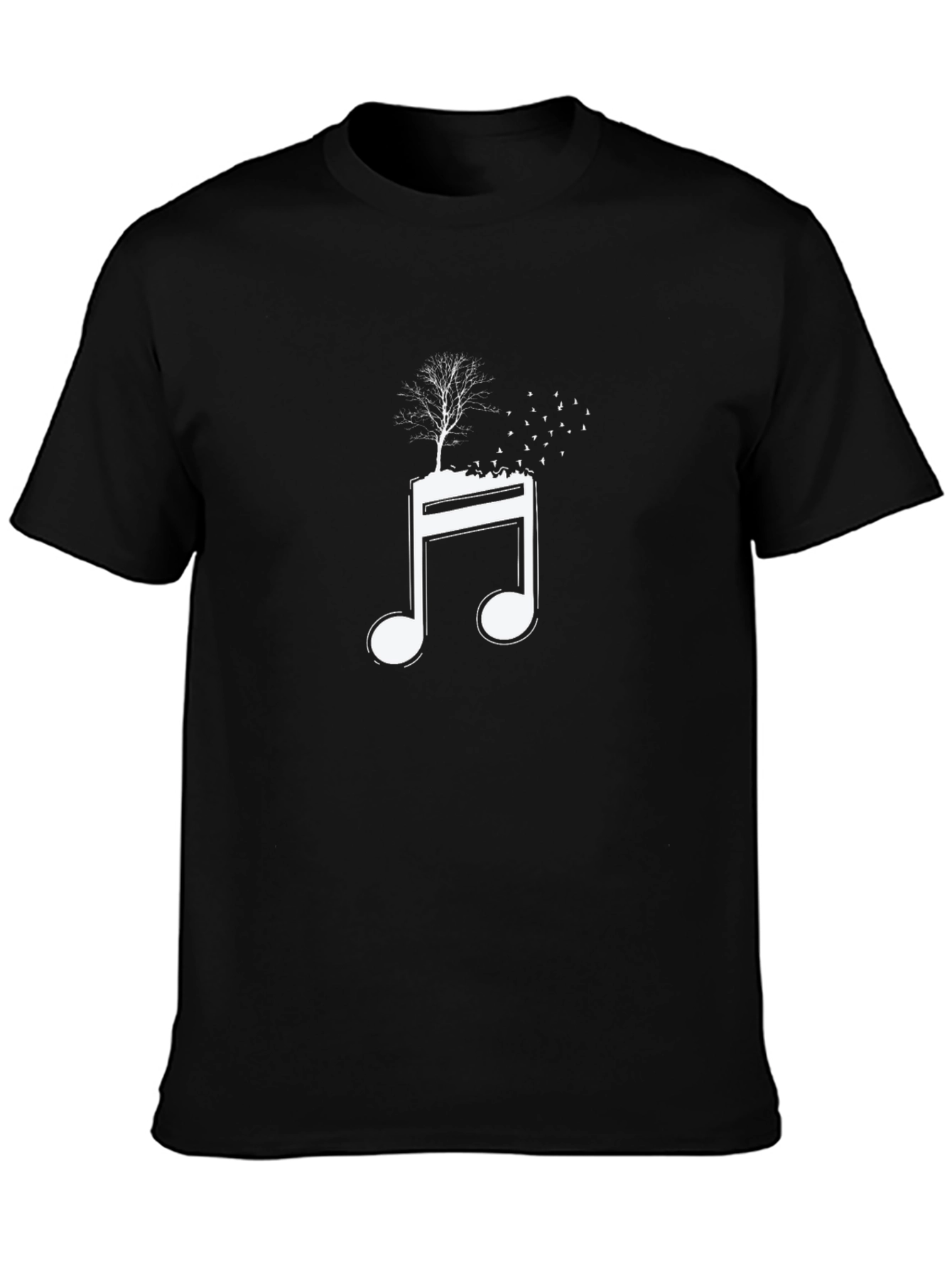 Music Note Tree T-Shirt - Unique Graphic Tee