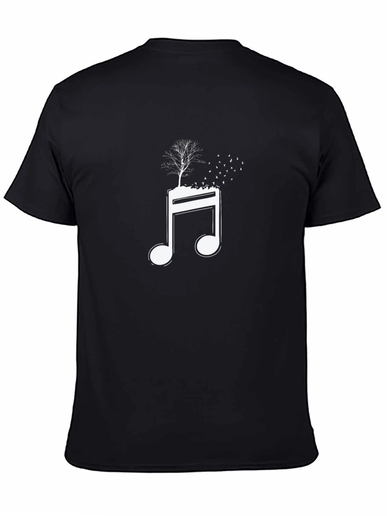 Music Note Tree T-Shirt - Unique Graphic Tee