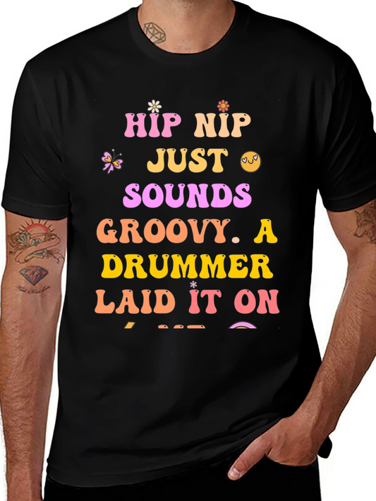 Groovy Drummer Graphic Tee