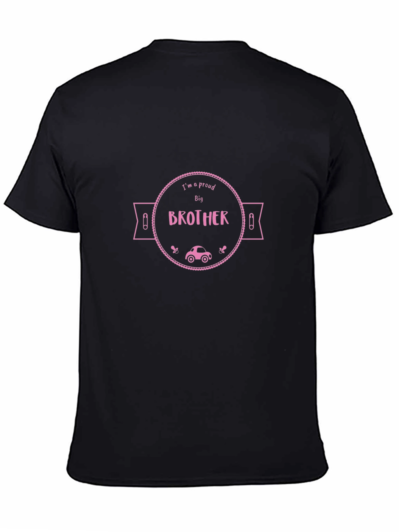 Proud Big Brother Black T-Shirt