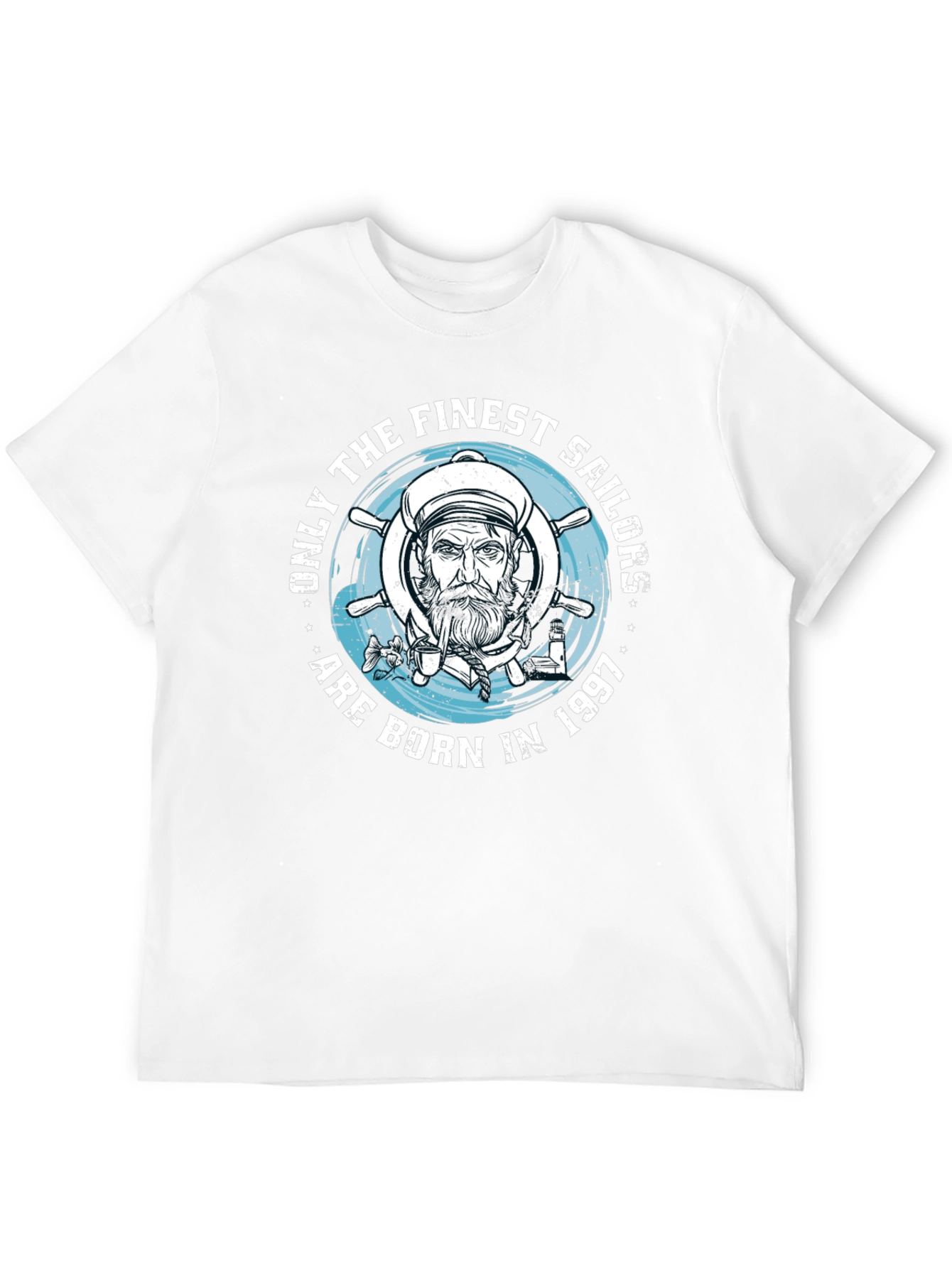 Finest Sailor Born 1997 Black Graphic Tee