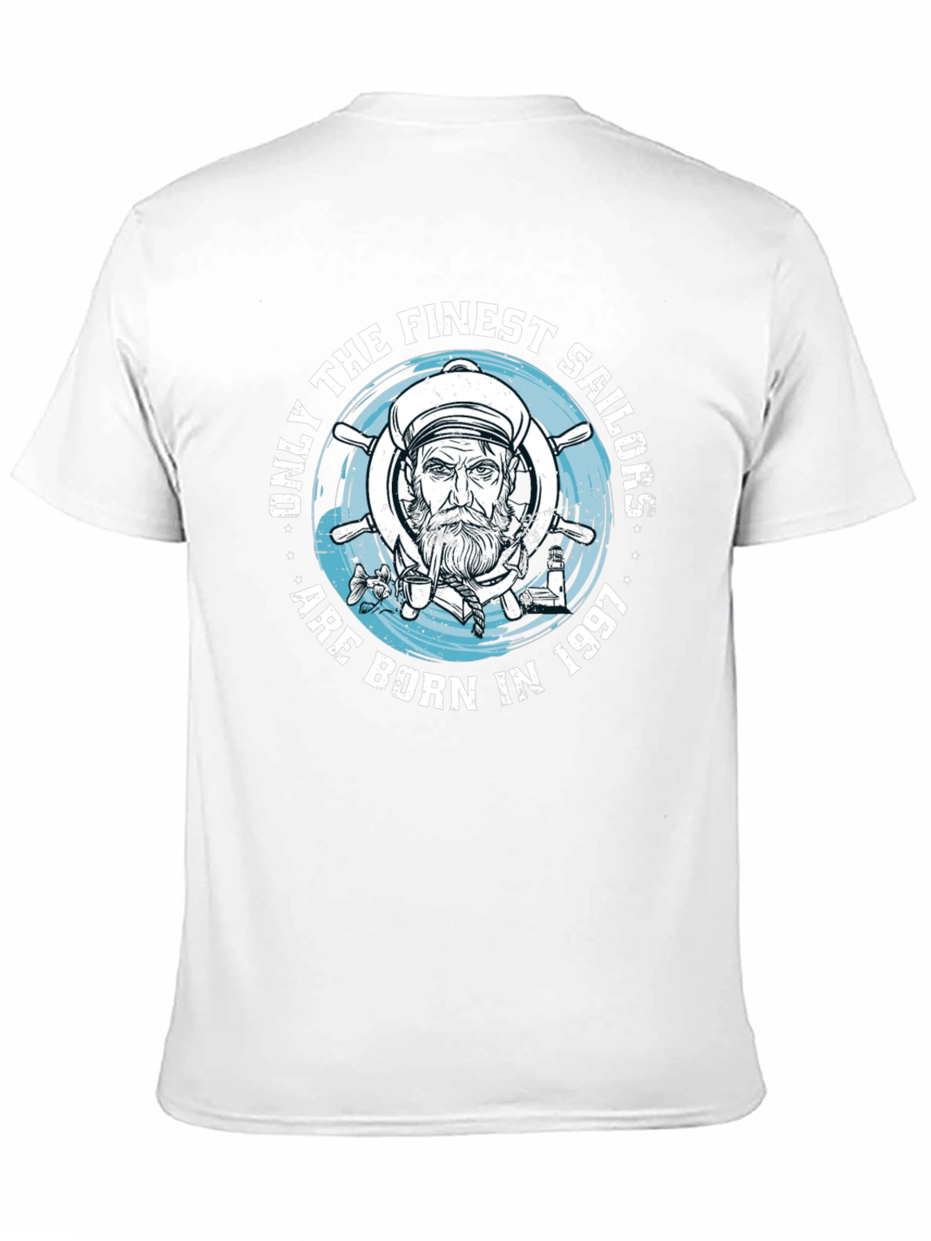 Finest Sailor Born 1997 Black Graphic Tee