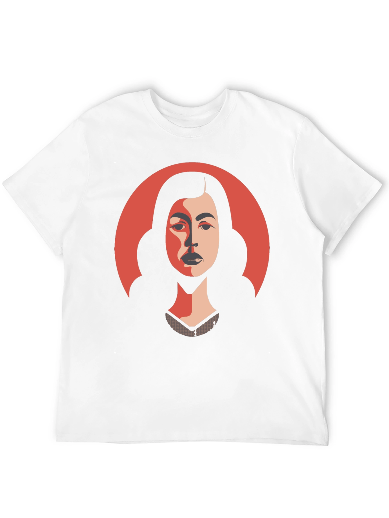 Woman Portrait Graphic Tee - Stylish Black T-Shirt