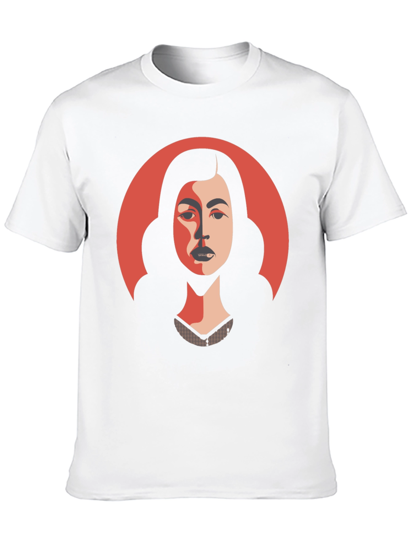 Woman Portrait Graphic Tee - Stylish Black T-Shirt