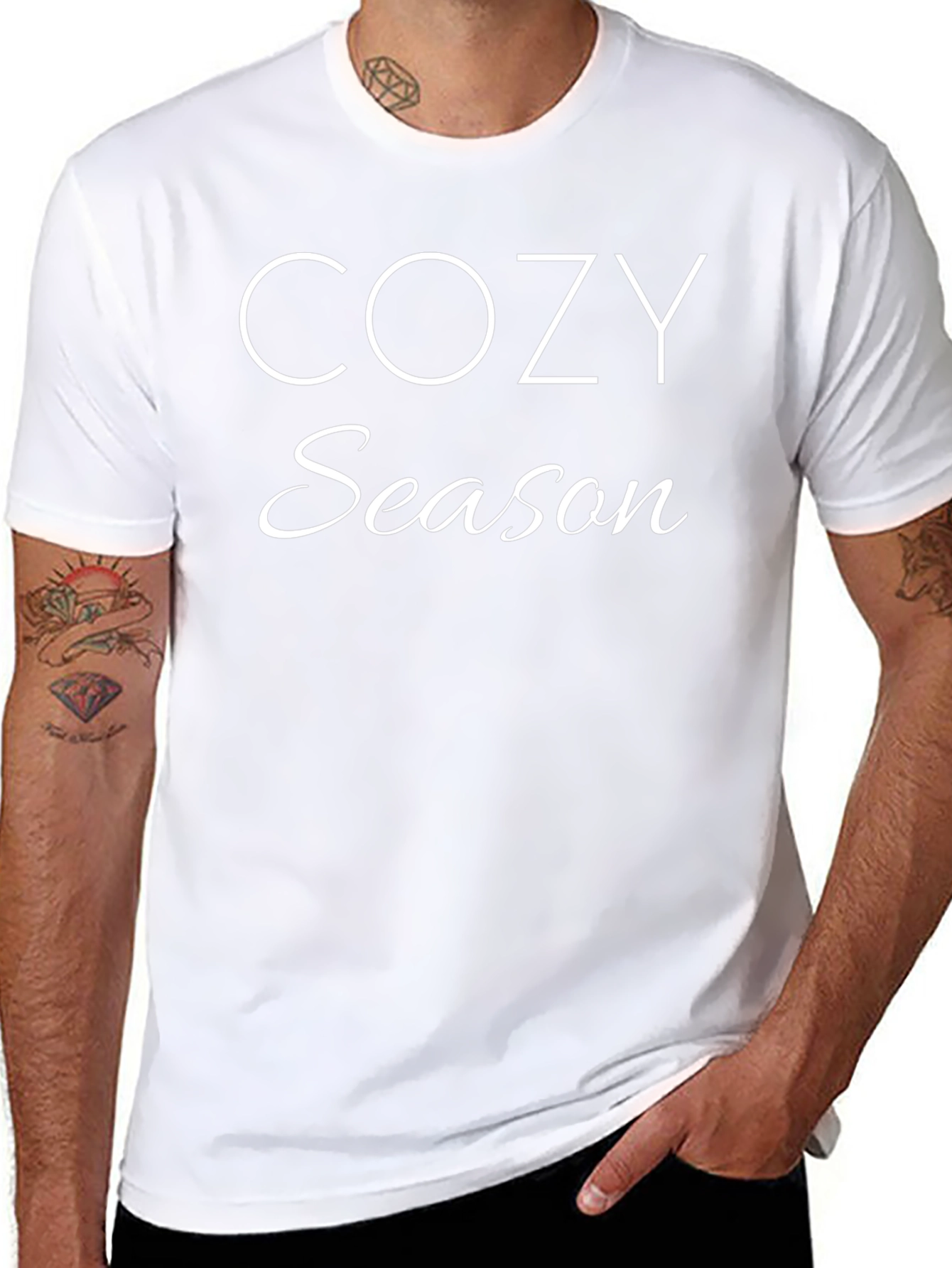 Cozy Season Black T-Shirt