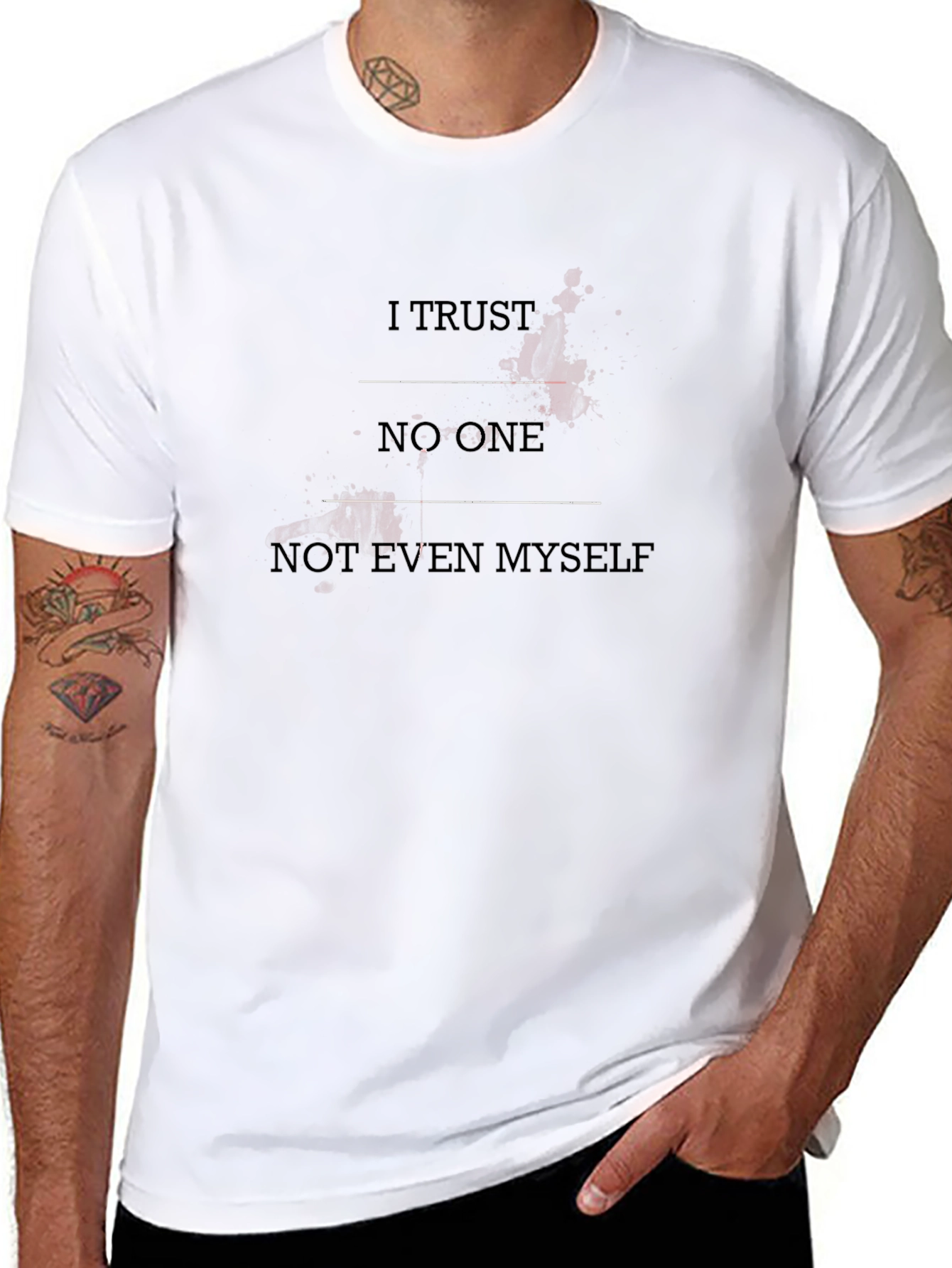 I Trust No One Graphic Tee