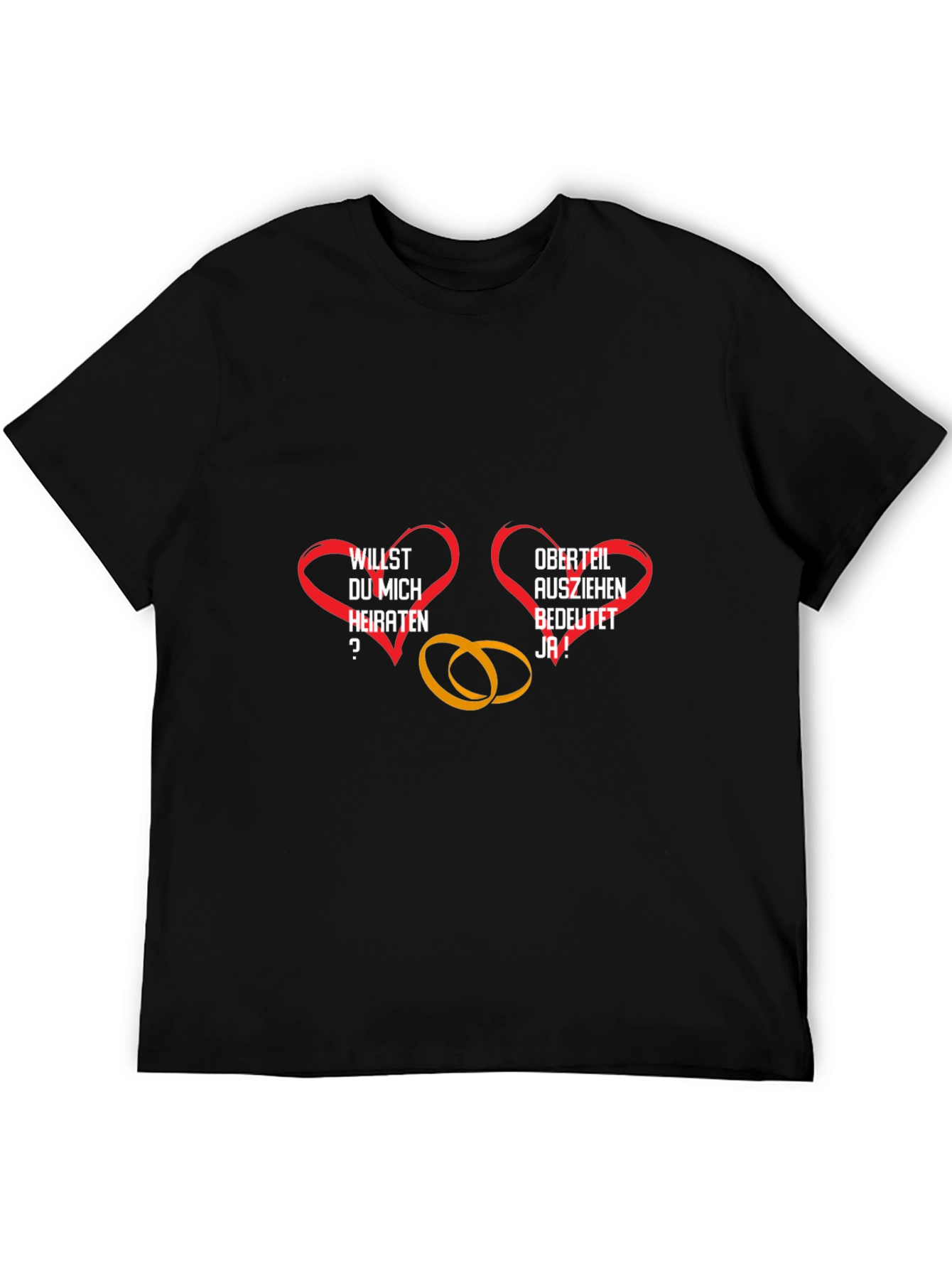 Funny Wedding Proposal T-Shirt - Will You Marry Me?