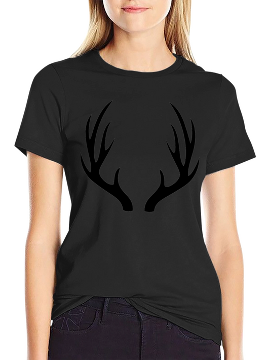 Antler Graphic T-Shirt - Mens Black Tee