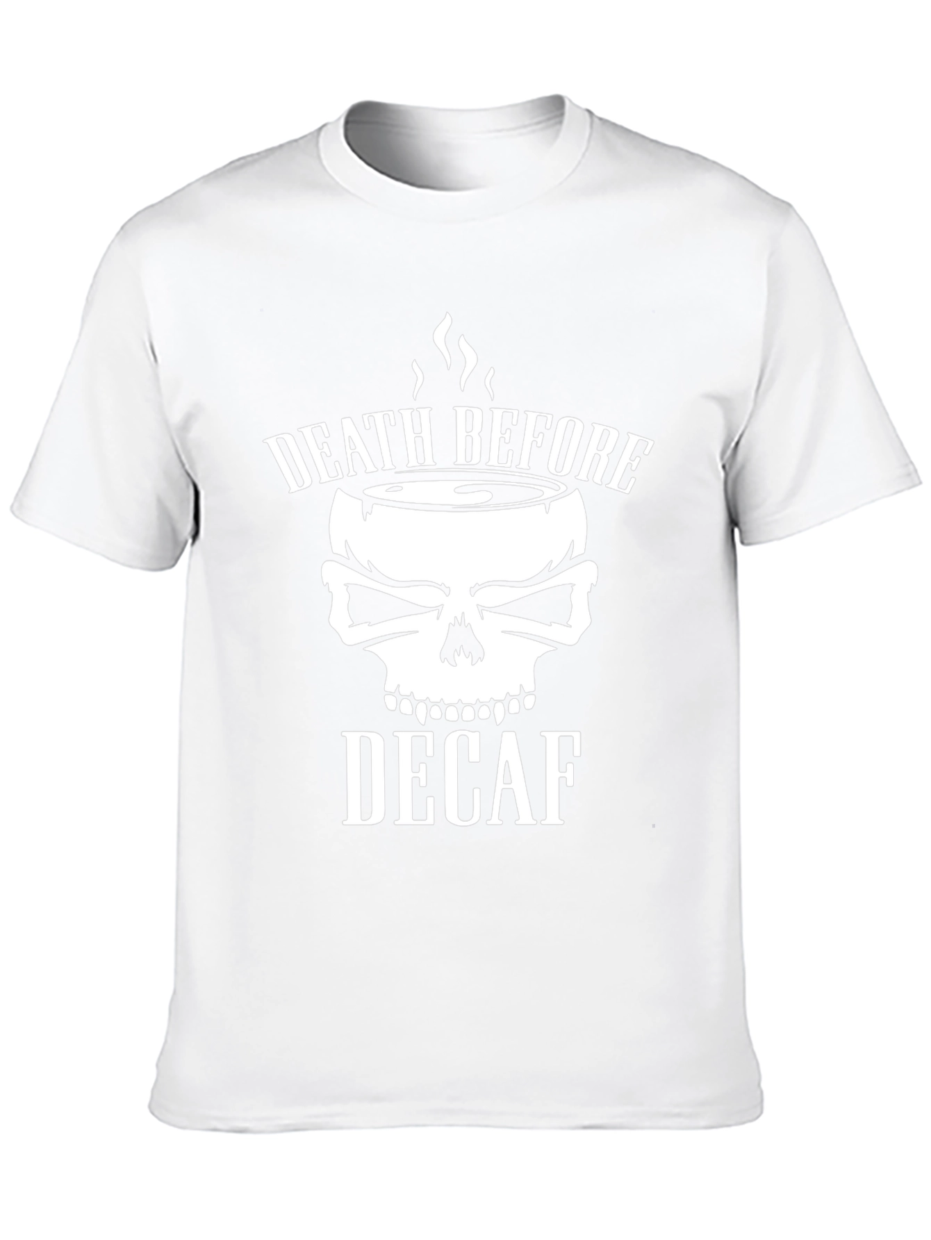 Death Before Decaf Graphic T-Shirt