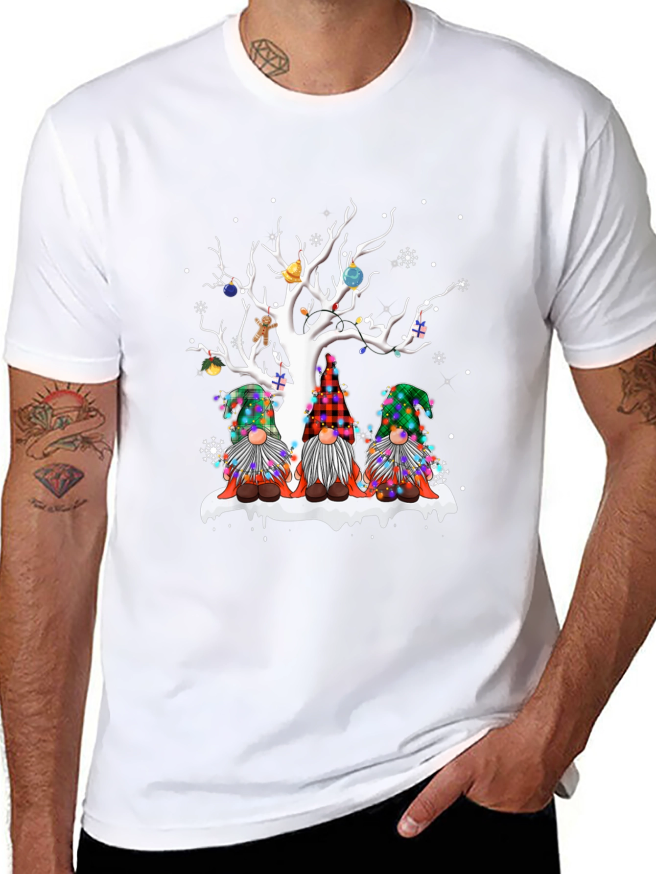 Gnome Christmas Tree T-Shirt