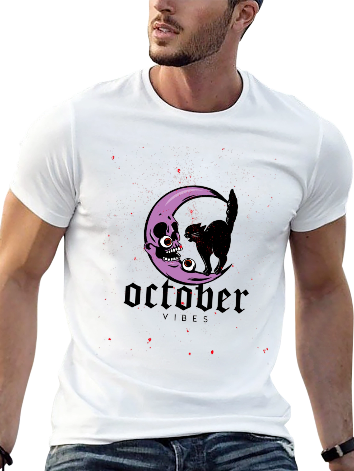 October Vibes Halloween T-Shirt