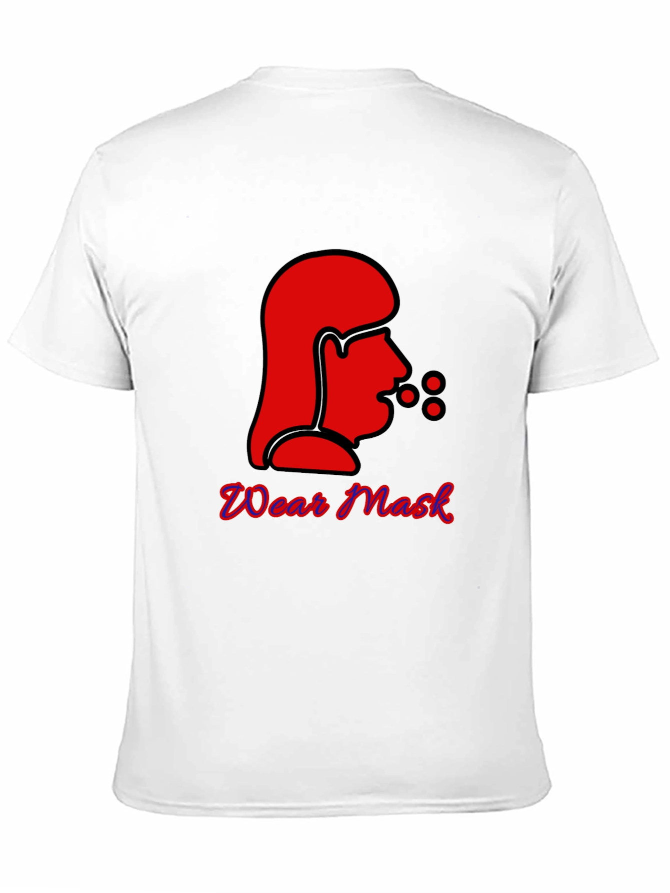 Wear Mask Graphic Tee - Black