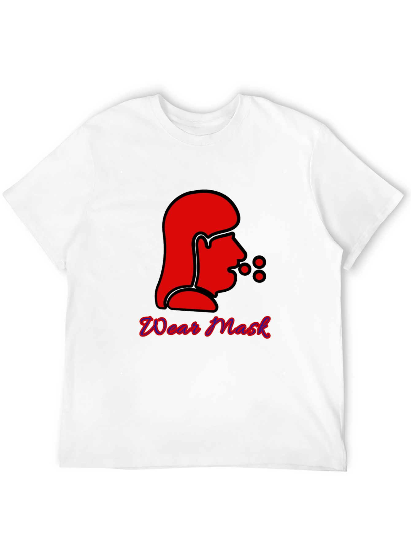 Wear Mask Graphic Tee - Black