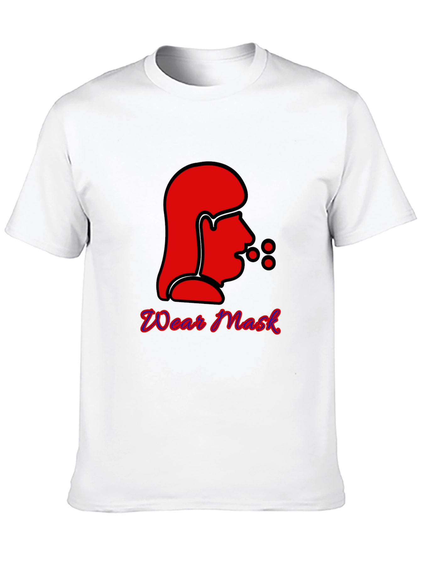 Wear Mask Graphic Tee - Black