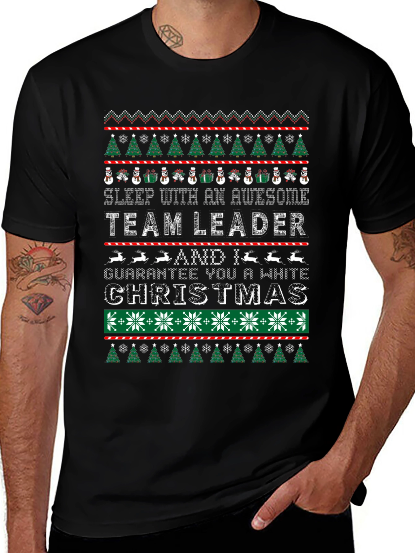 Team Leader Ugly Christmas T-Shirt