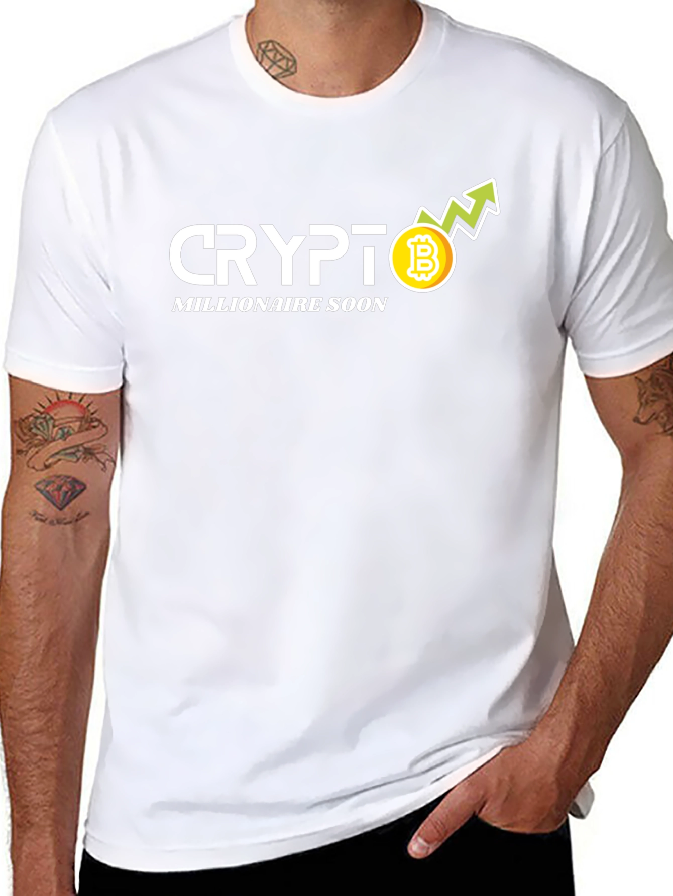 Crypto Millionaire Soon T-Shirt - Black