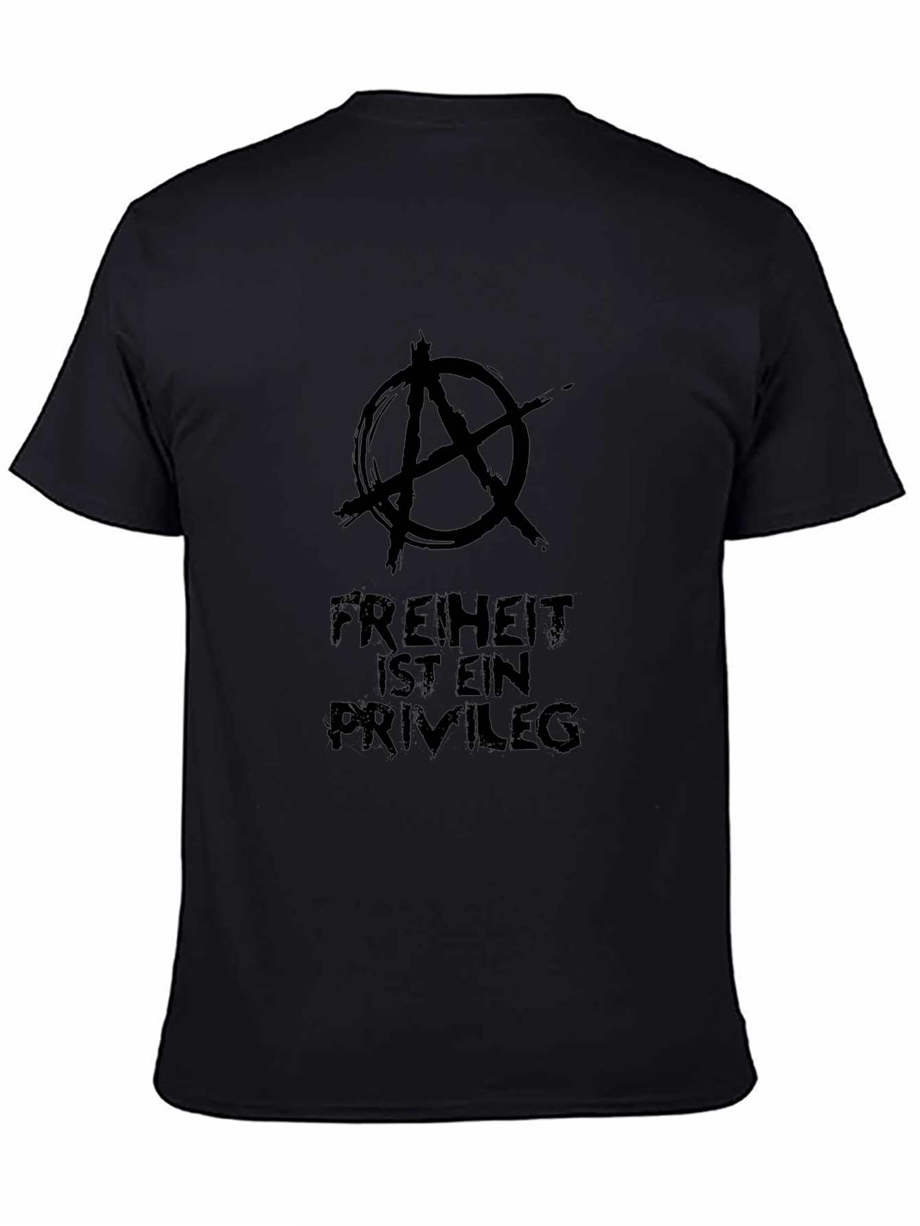 Freiheit Ist Ein Privileg Black Graphic Tee