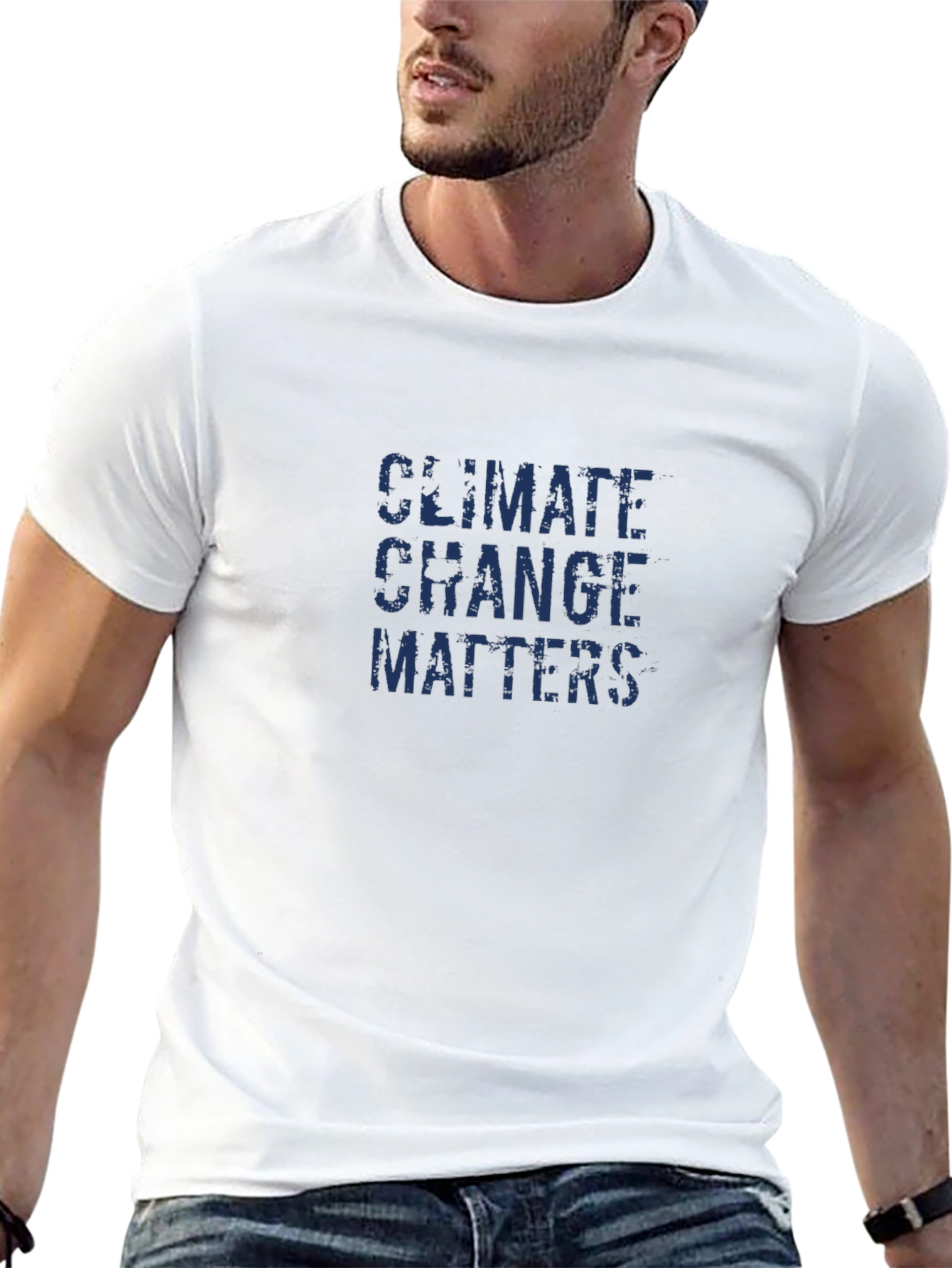 Climate Change Matters Black T-Shirt