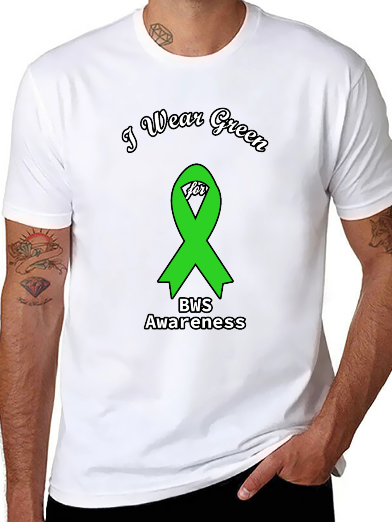 BWS Awareness Green Ribbon T-Shirt