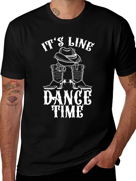 Its Line Dance Time Graphic Tee