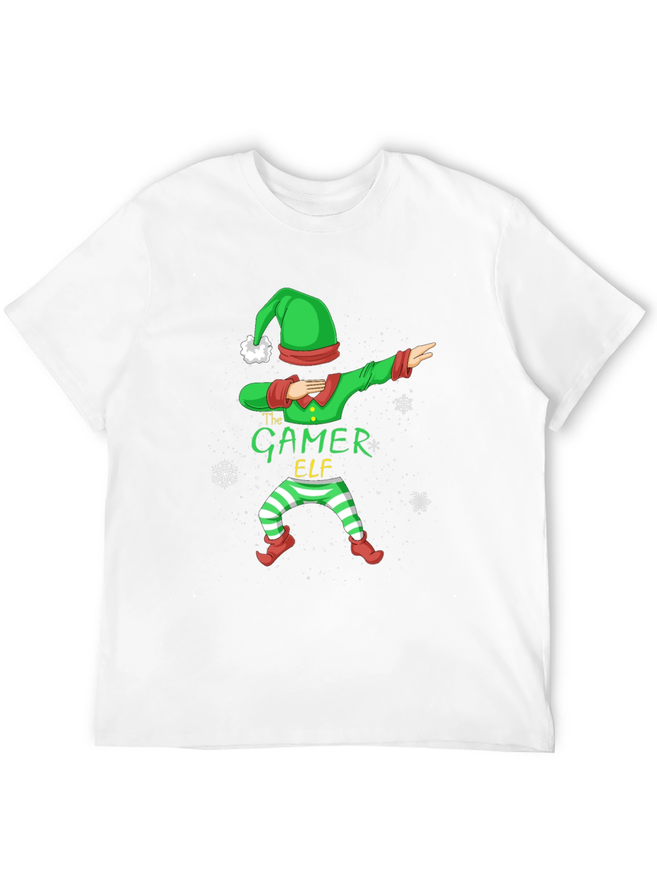 The Gamer Elf T-Shirt - Holiday Festive Apparel