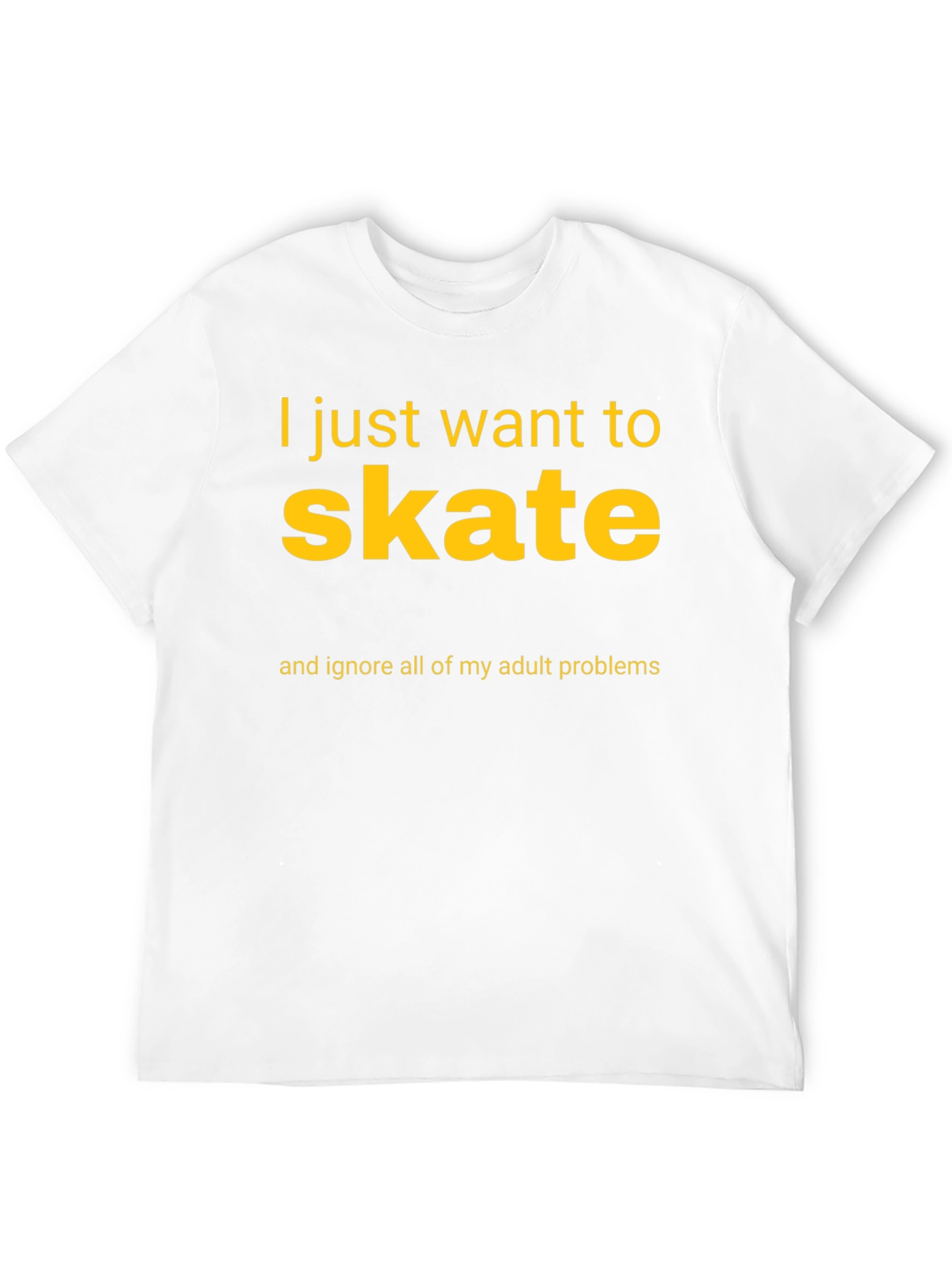 Skateboarding T-Shirt: Ignore Adult Problems