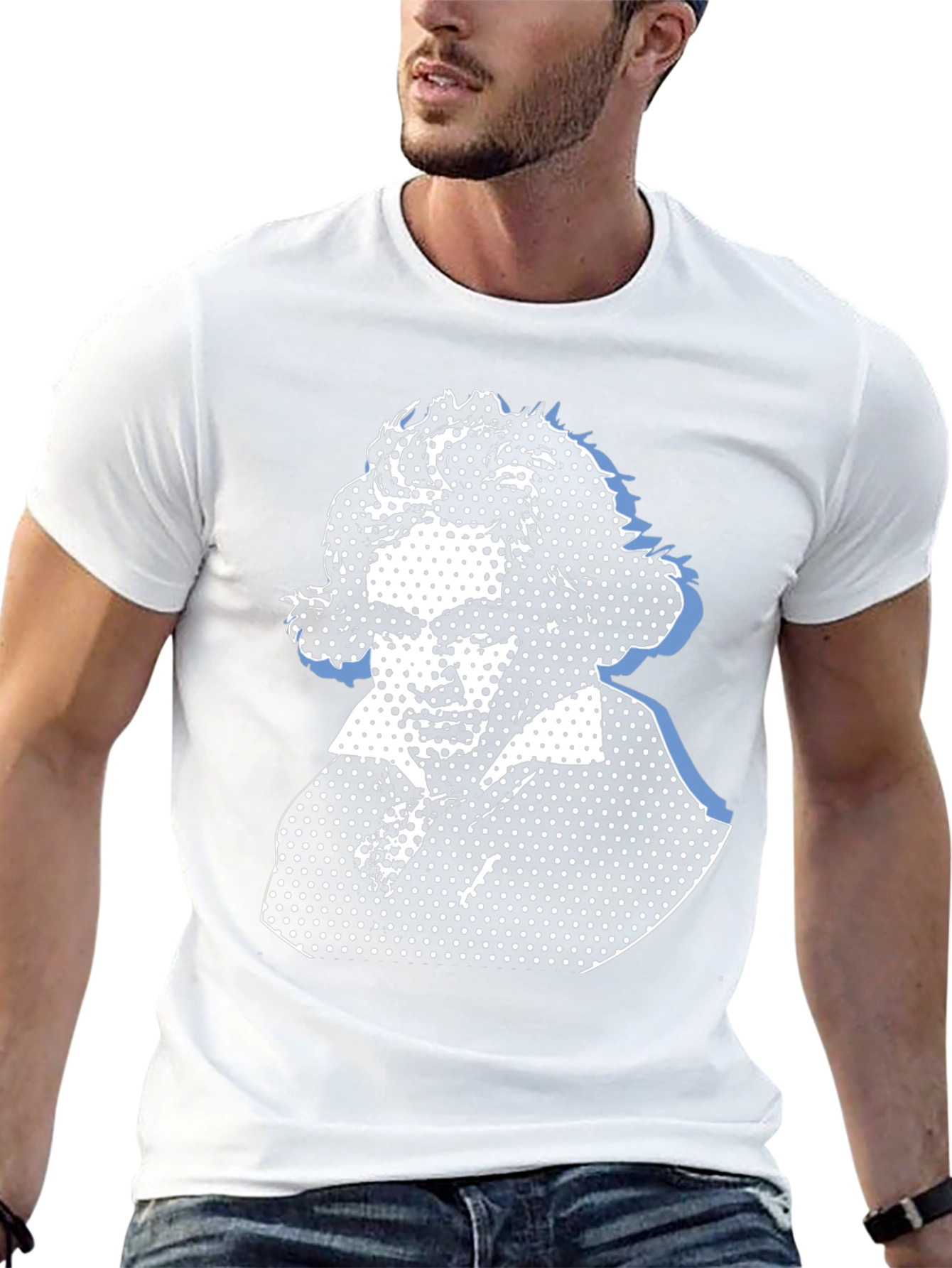 Beethoven Portrait Black Graphic Tee