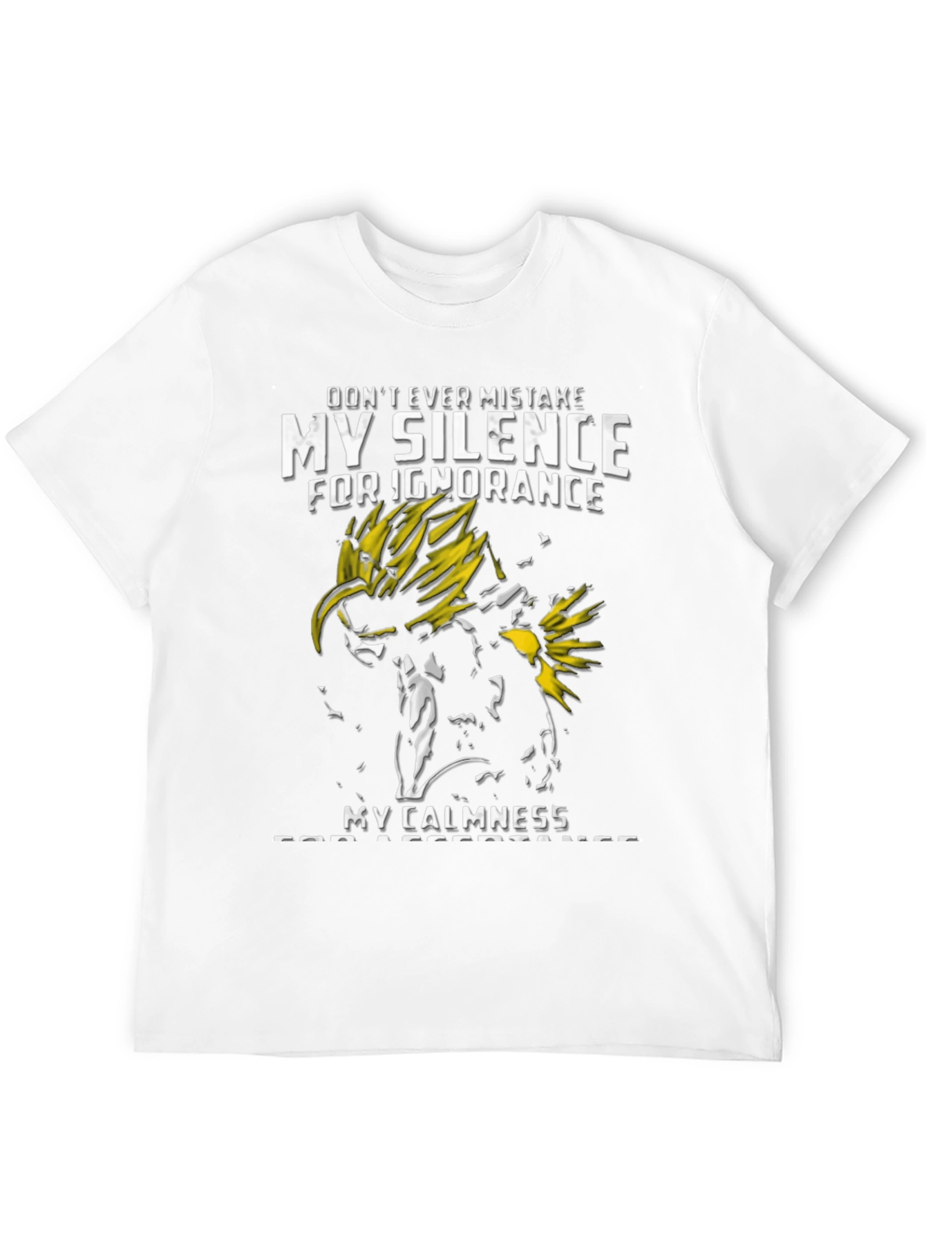 My Silence T-Shirt - Dragon Ball Z Inspired Design