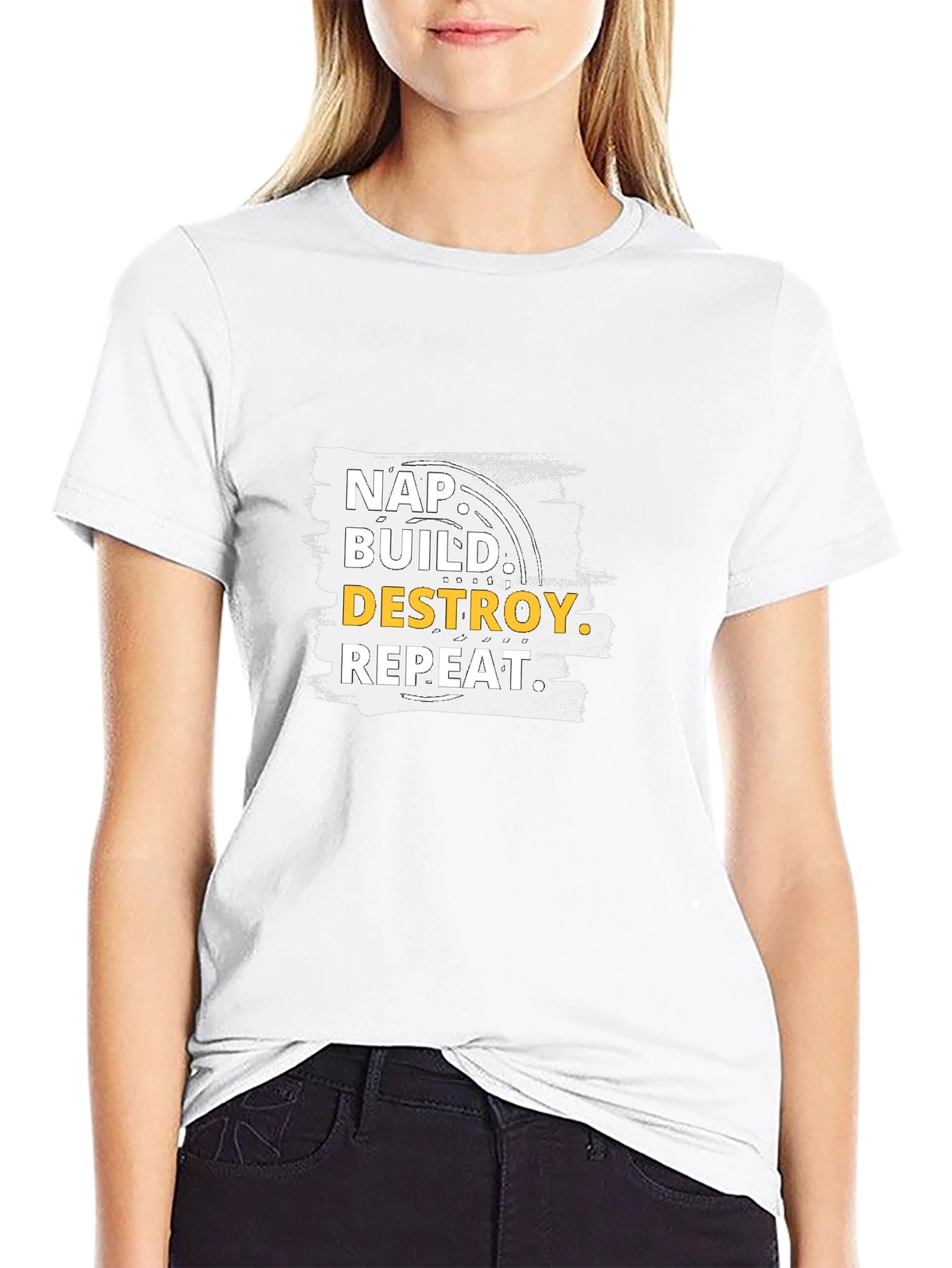 Nap Build Destroy Repeat T-Shirt