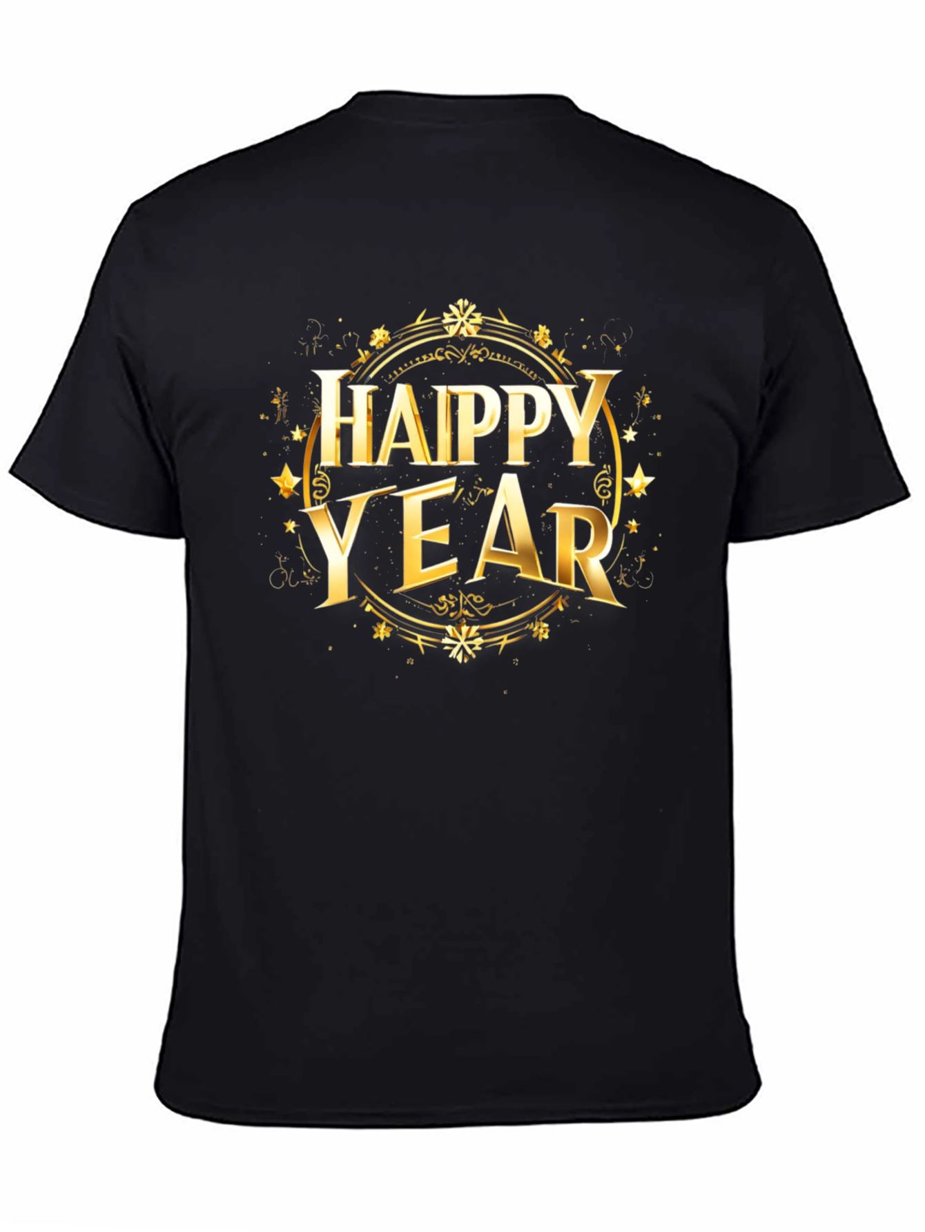 Happy Year Graphic Tee - Holiday Celebration T-Shirt