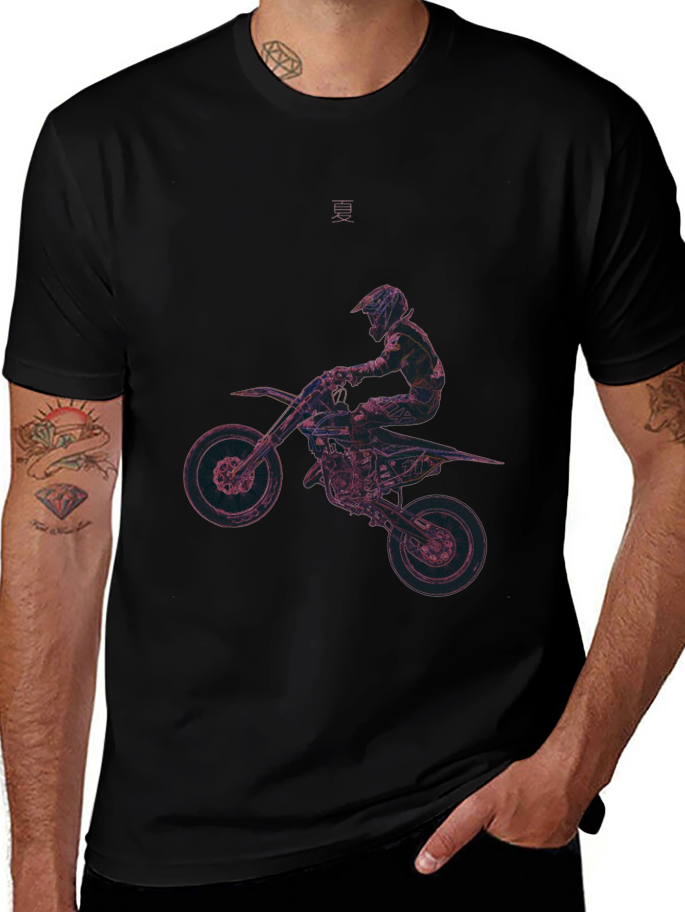 Motocross Rider Graphic T-Shirt