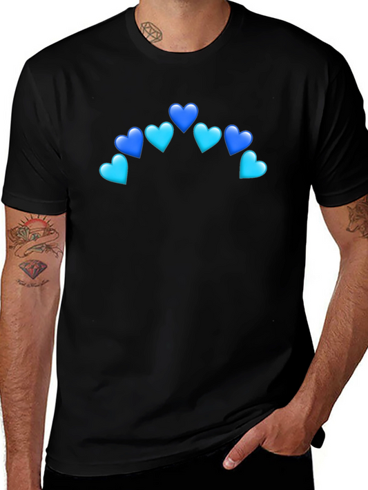 Heart Emoji Graphic Tee - Black T-Shirt