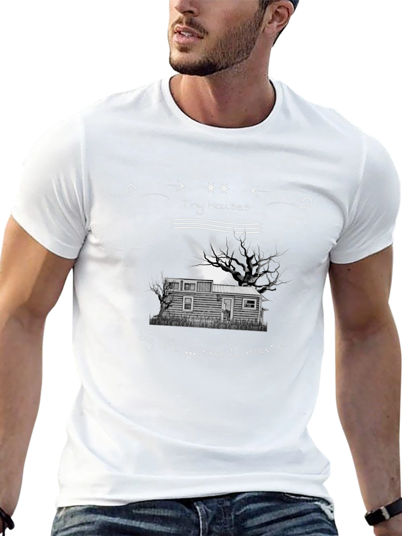Tiny Houses Big Life Tee