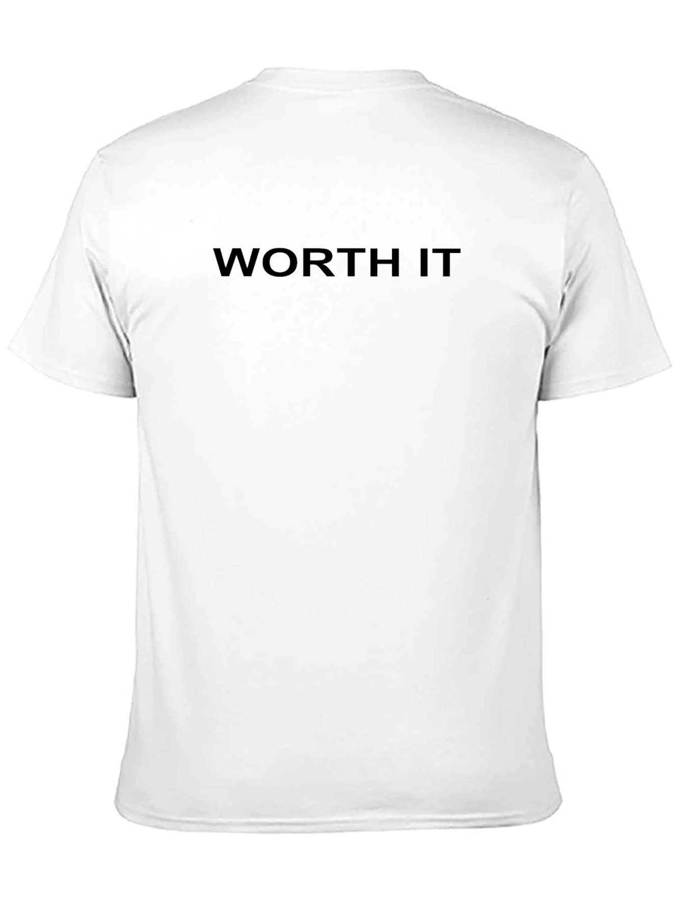 Worth It Black Graphic Tee