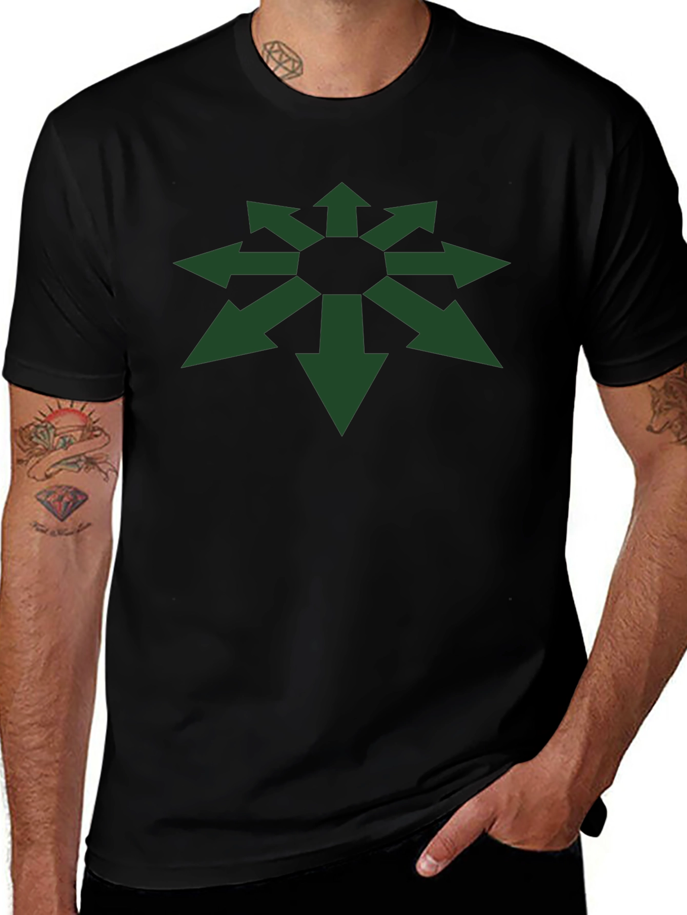 Chaos Star T-Shirt - Arrow Design