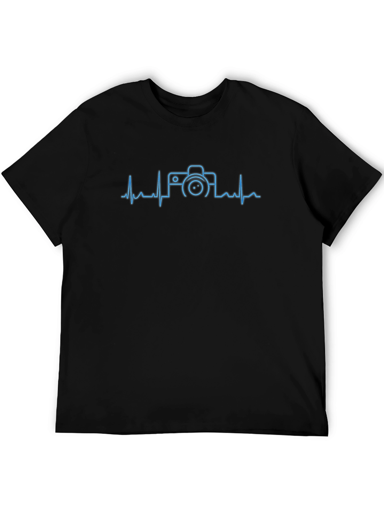 Camera Heartbeat T-Shirt - Photographer Love