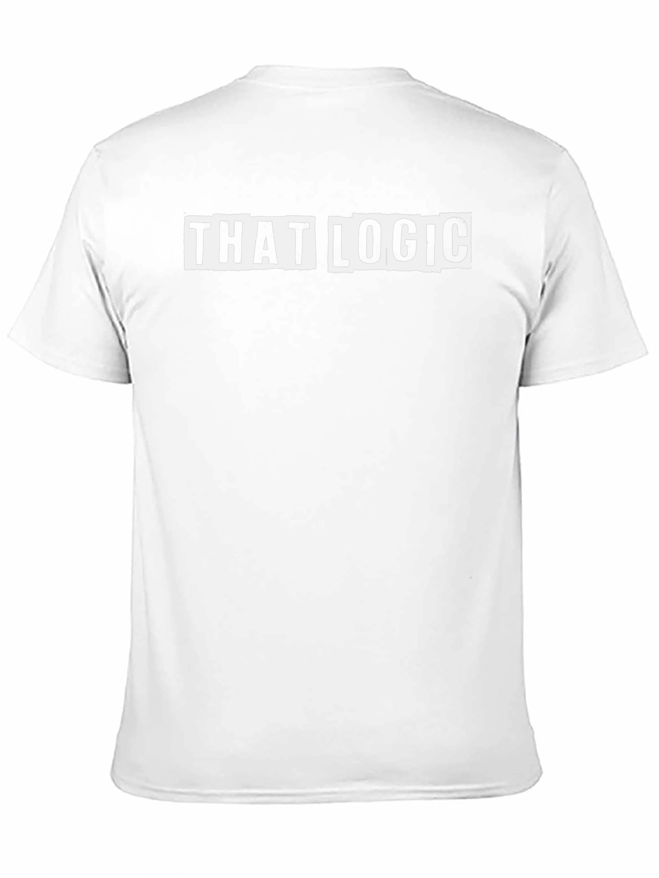 That Logic Graphic Tee - Black Crew Neck T-Shirt