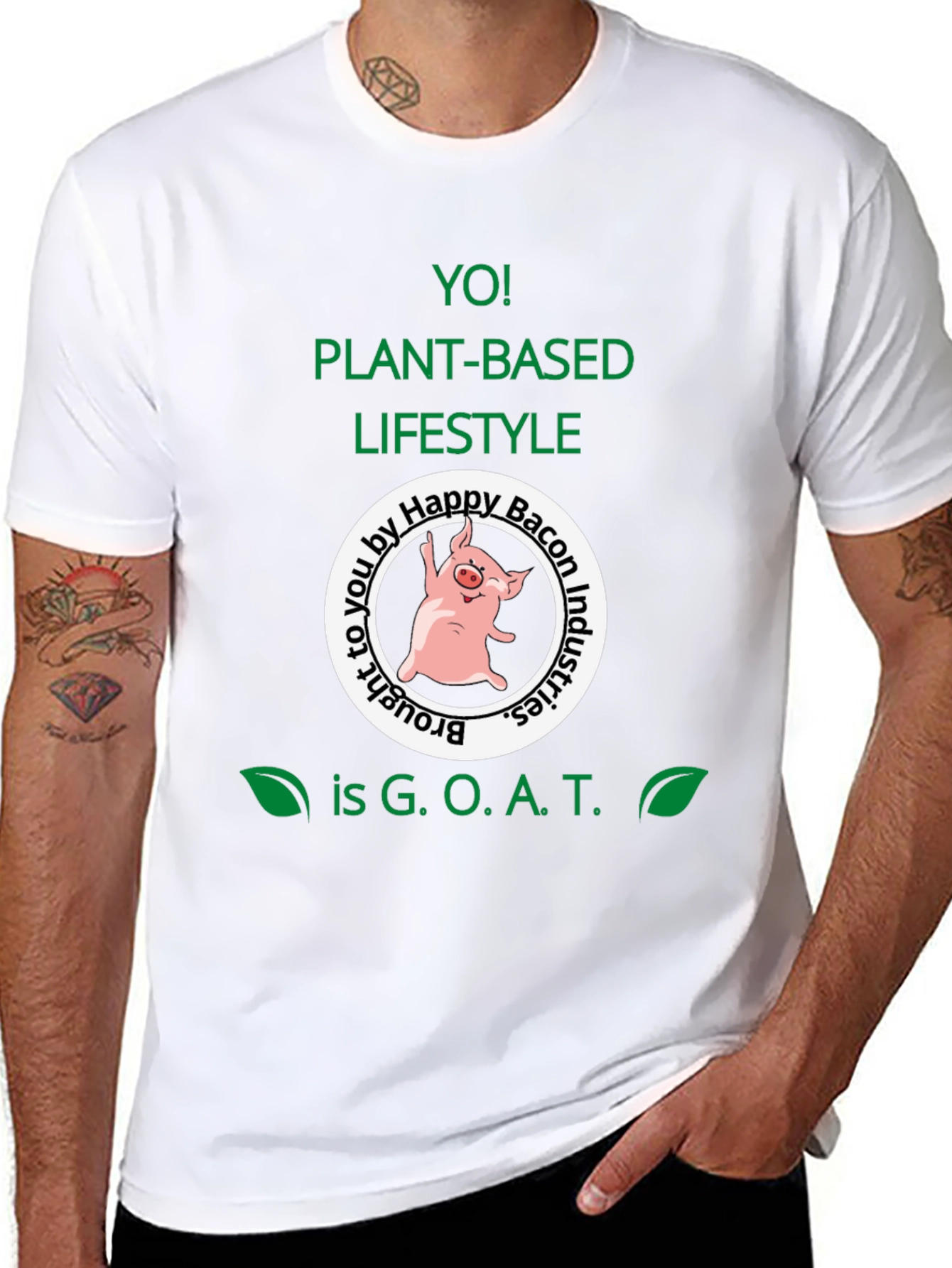 Vegan Lifestyle T-Shirt - Plant Based GOAT