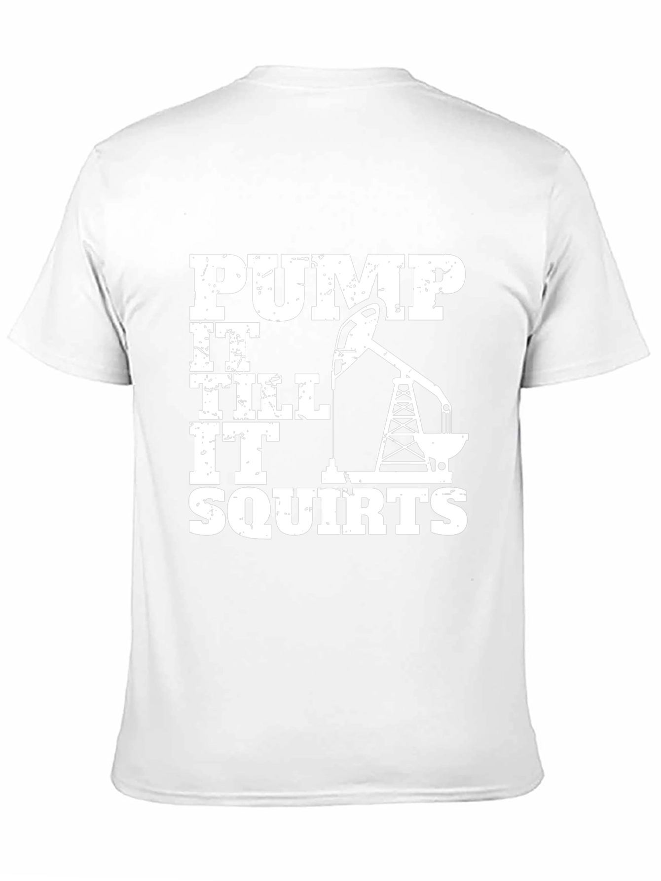 Pump It Till It Squirts Black Graphic Tee