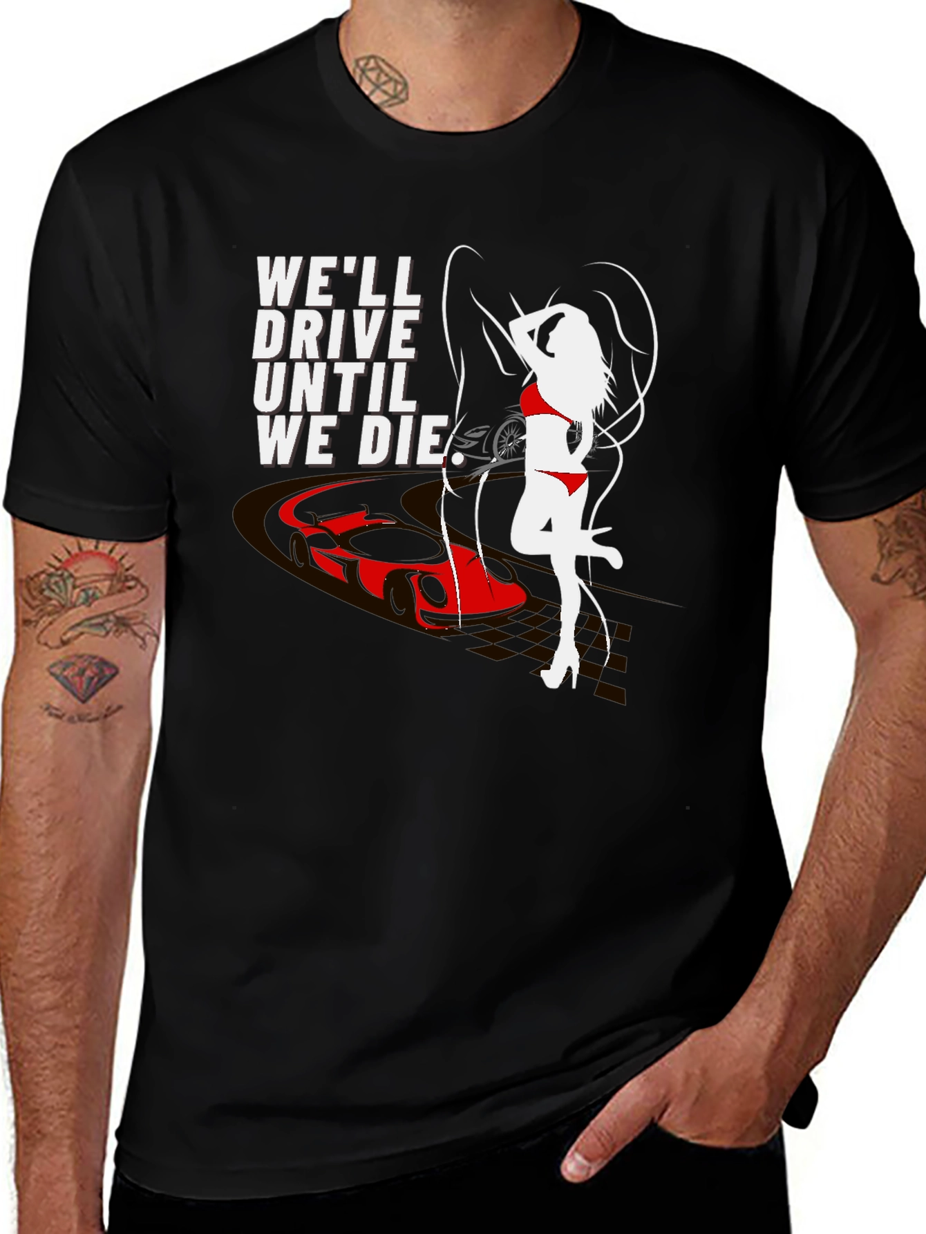 Drive Until We Die Graphic T-Shirt
