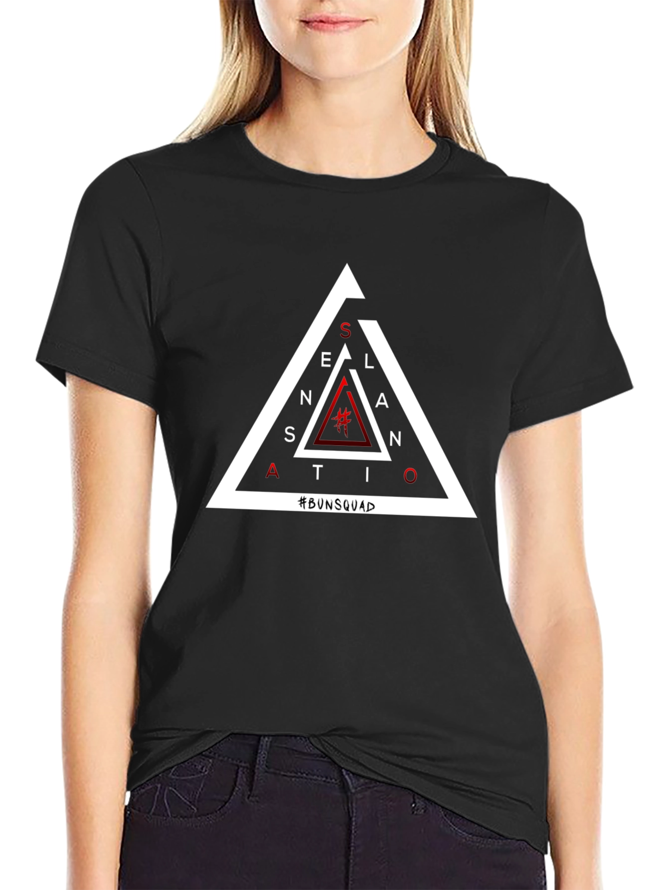 Sensation #BunSquad Triangle Graphic Tee