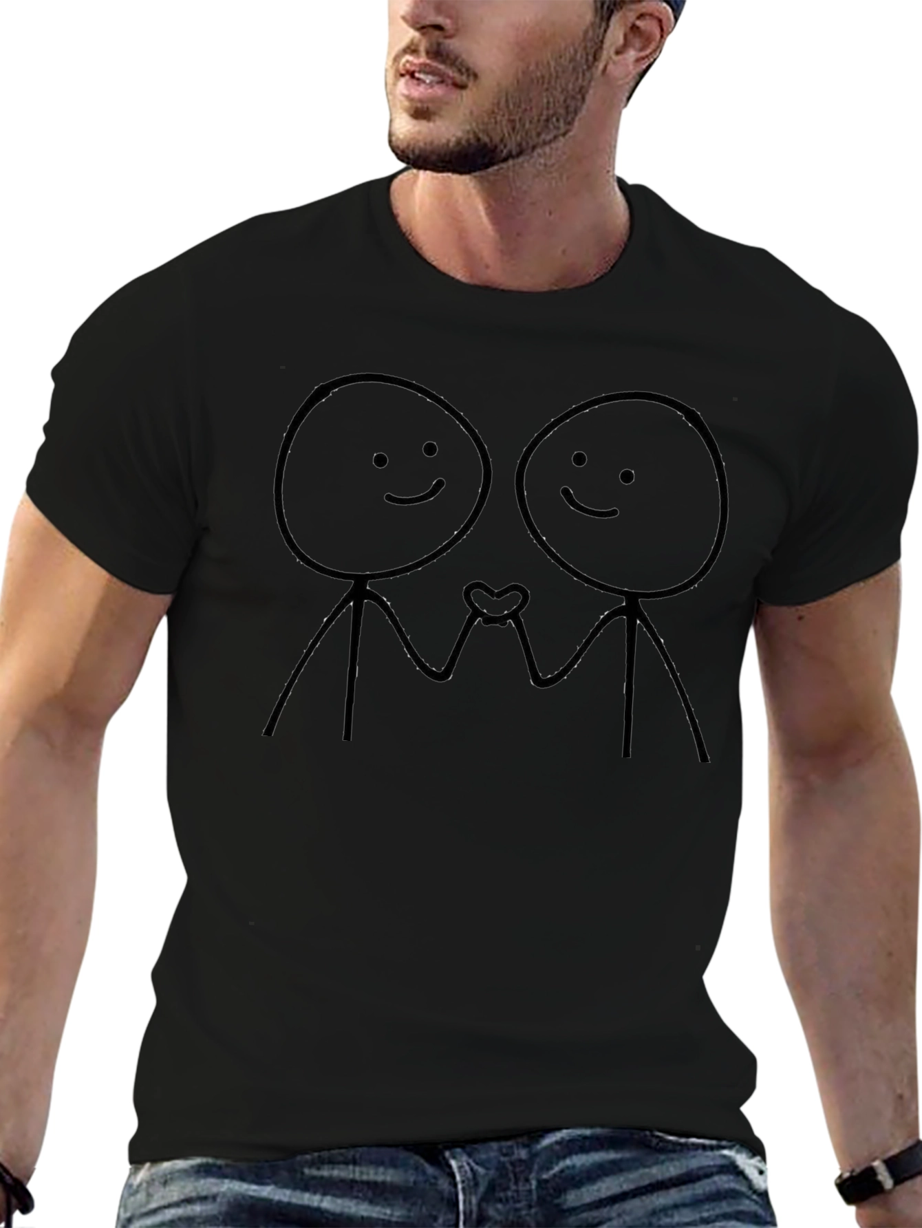 Stick Figure Love T-Shirt - Unisex