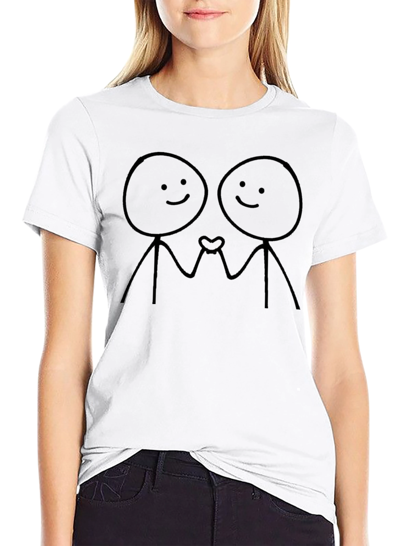Stick Figure Love T-Shirt - Unisex