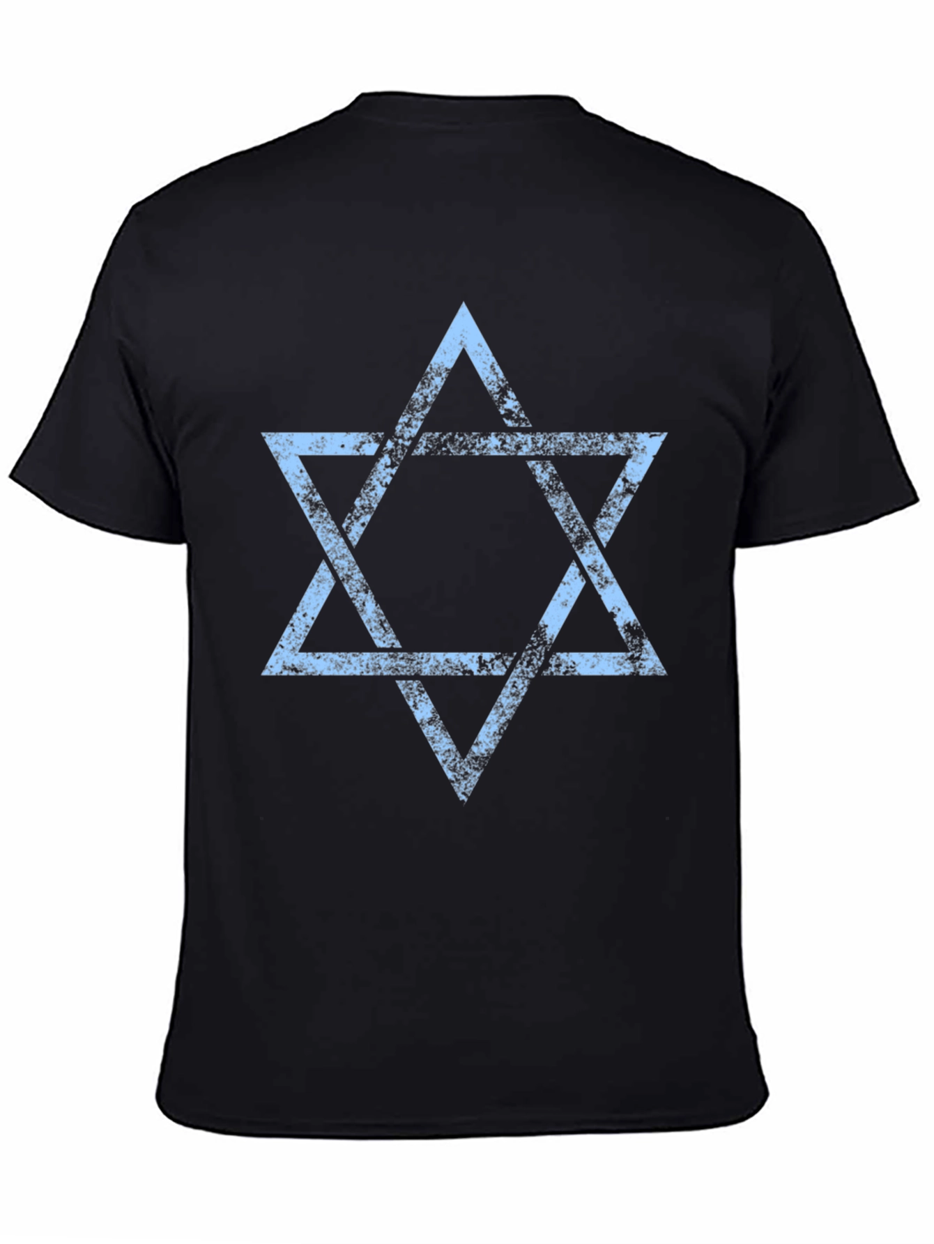Star of David Graphic T-Shirt - Black
