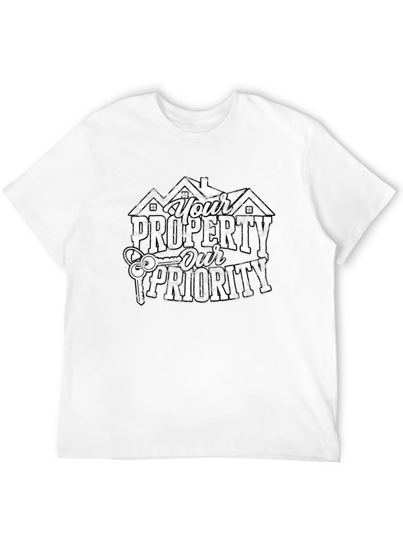 Your Property Our Priority Black T-Shirt