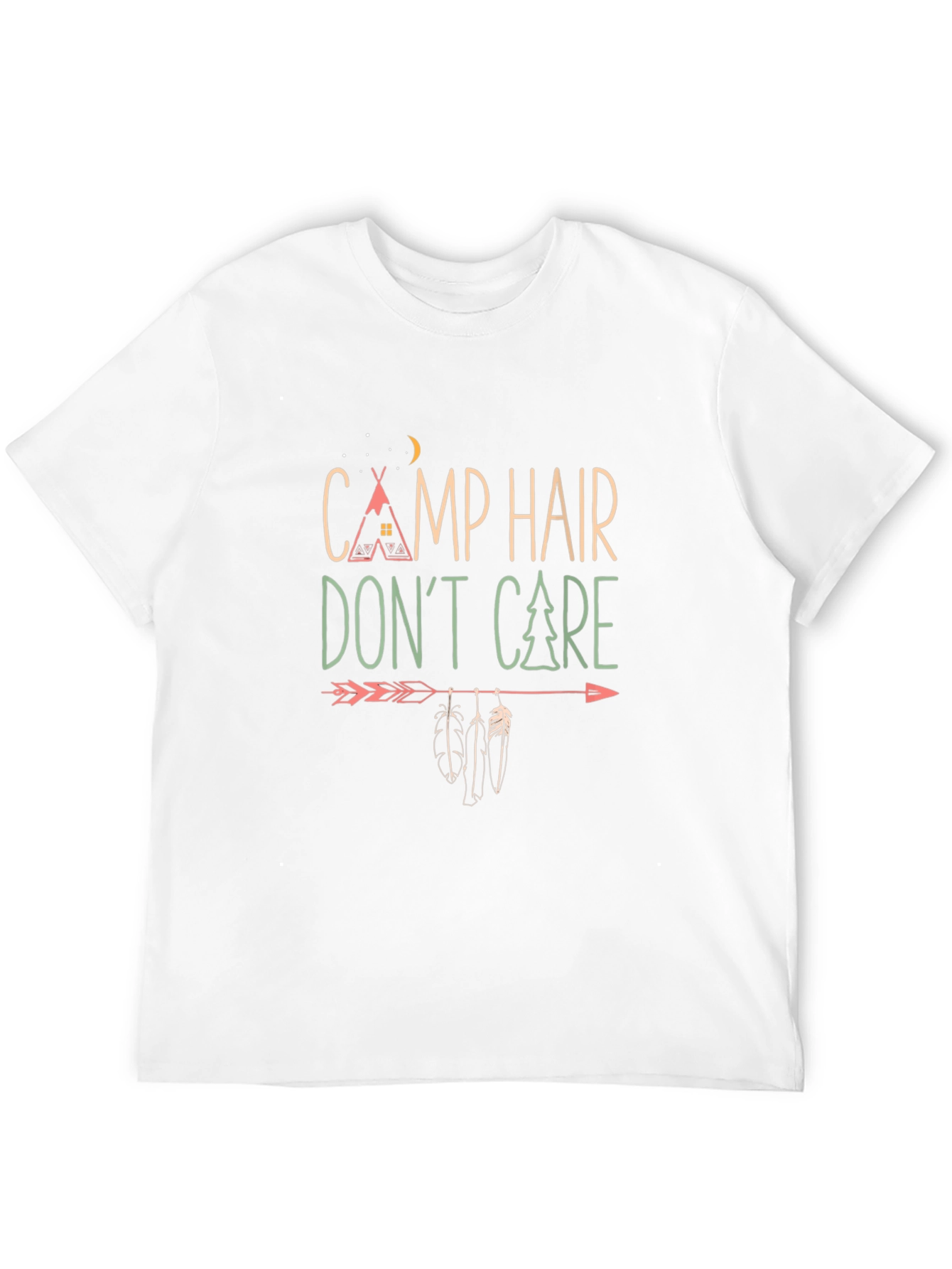 Camp Hair Dont Care Graphic Tee