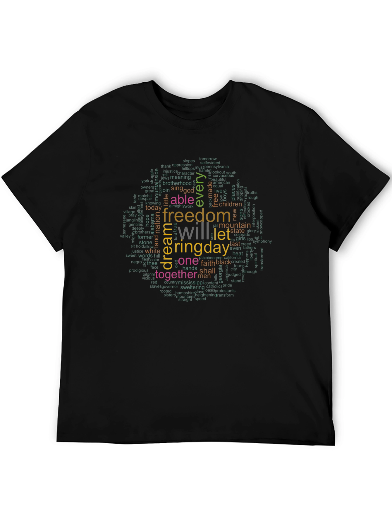 Freedom Word Art T-Shirt
