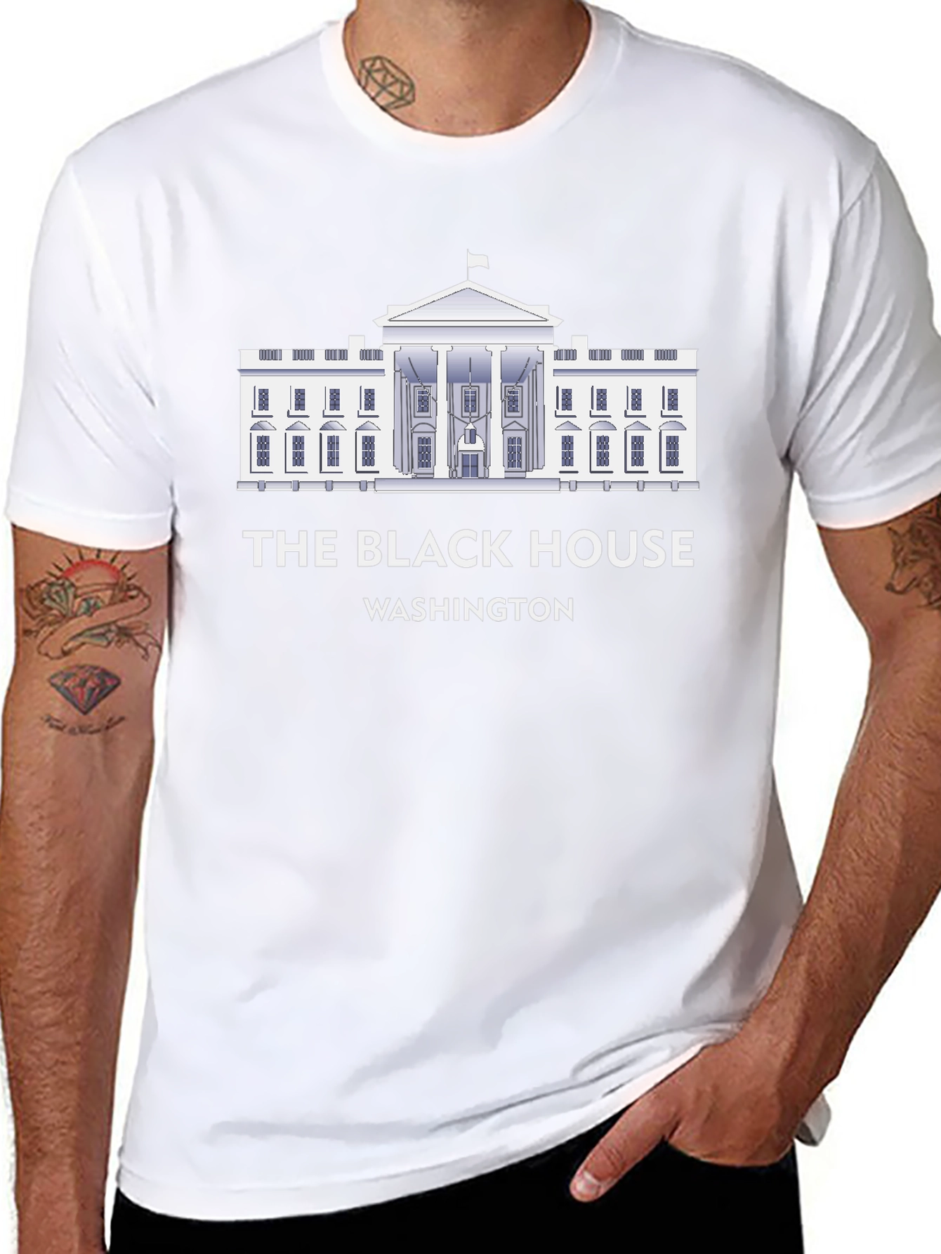 The Black House T-Shirt - Washington D.C. Souvenir