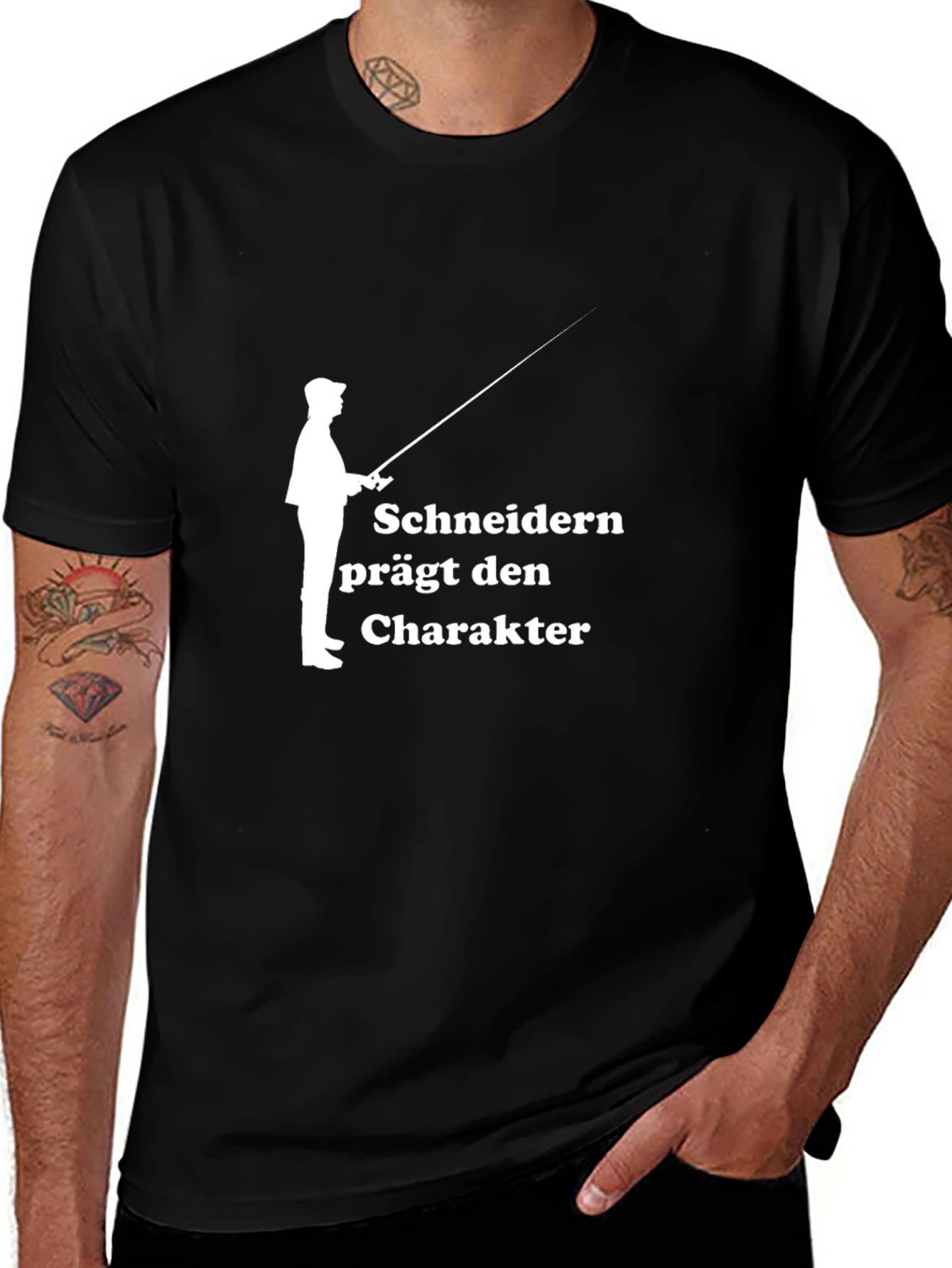 Schneidern Prägt Den Charakter Fishing T-Shirt