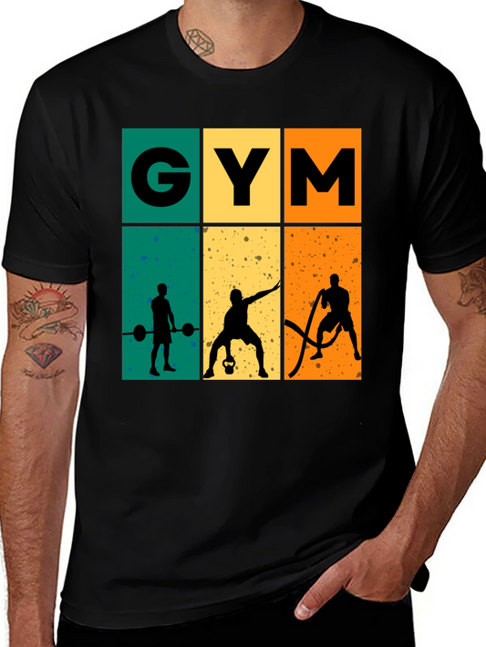 Gym Workout Black T-Shirt